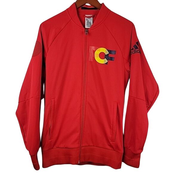 Adidas Columbia National Team Jacket Mens Small Football Soccer Warm-Up Full Zip - Picture 1 of 11